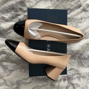 Cole Haan Dawna new in box leather cap toe pumps